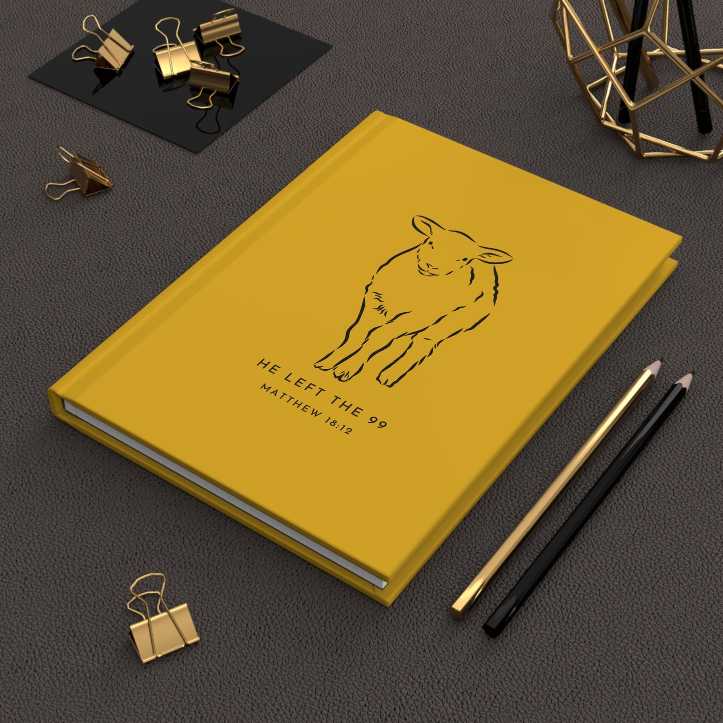 Hardcover Journal - He Left The 99